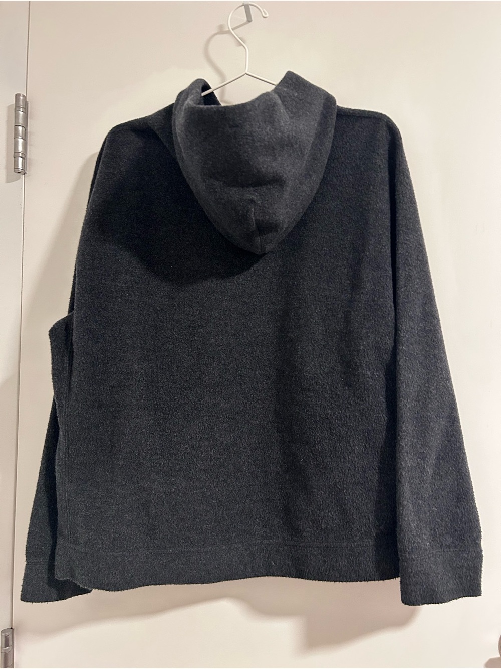 Uniqlo U Collaboration Wool-Blend Black Hooded Knit Sweater Unisex